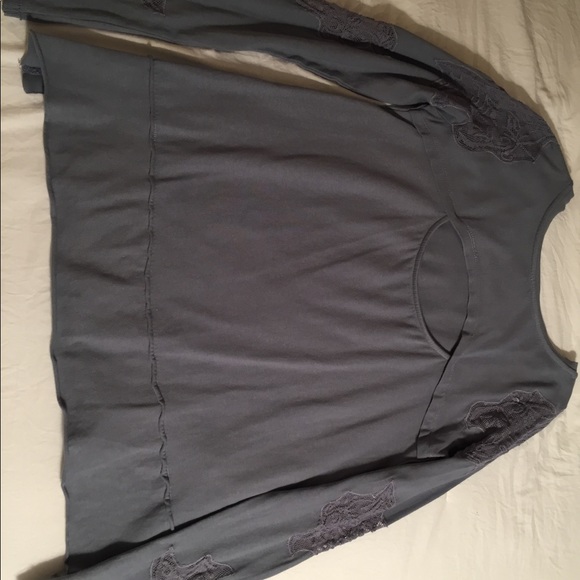 Free people blue shirt - Picture 7 of 8